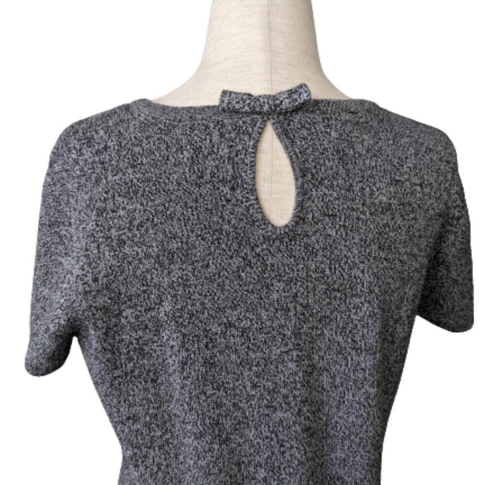 Talbots Short Sleeve Bow Sweater S
